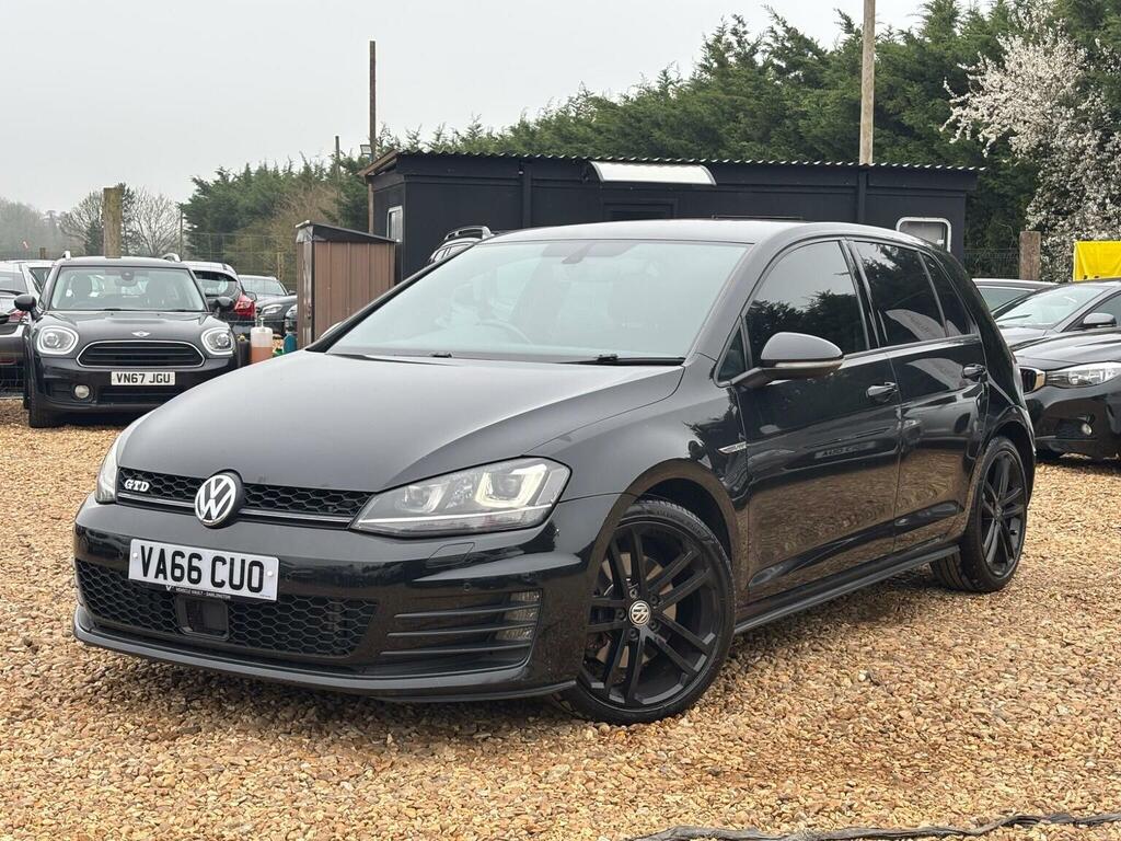 Volkswagen Golf 2.0 Tdi Bluemotion Tech Gtd Dsg Euro 6 Ss VA66CUO Black #3