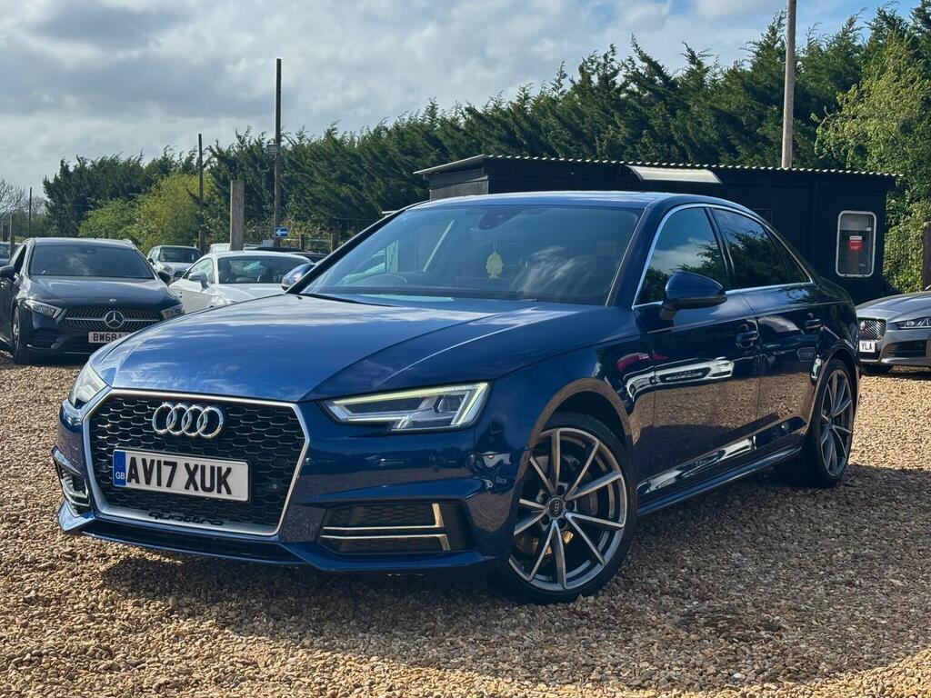 Audi A4 2.0 Tfsi S Line S Tronic Quattro Euro 6 Ss AV17XUK Blue #3