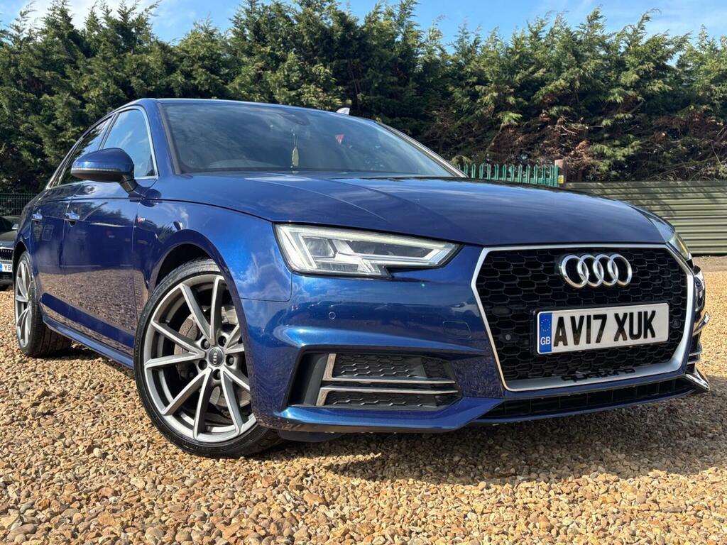 Audi A4 2.0 Tfsi S Line S Tronic Quattro Euro 6 Ss AV17XUK Blue #2