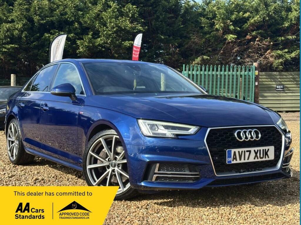 Audi A4 2.0 Tfsi S Line S Tronic Quattro Euro 6 Ss Blue