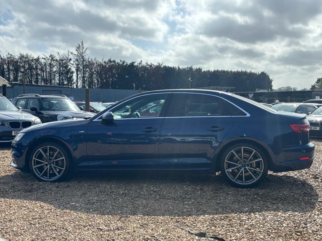 Audi A4 2.0 Tfsi S Line S Tronic Quattro Euro 6 Ss AV17XUK Blue #5