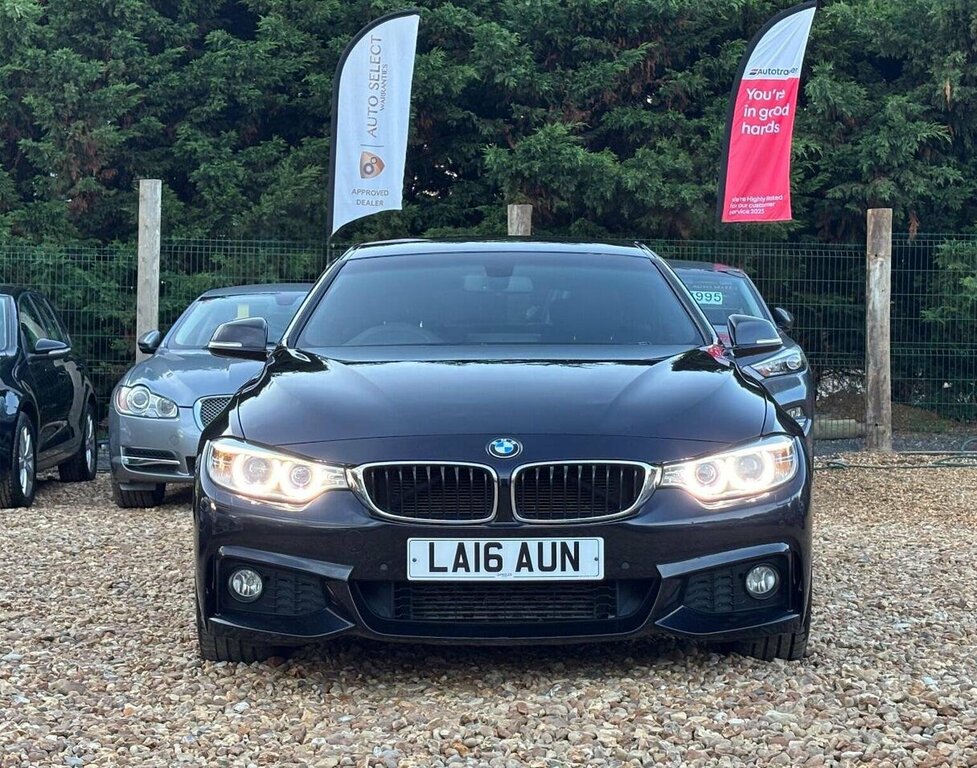 BMW 4 Series Gran Coupe 2.0 420D M Sport Euro 6 Ss 2016 LA16AUN Black #4