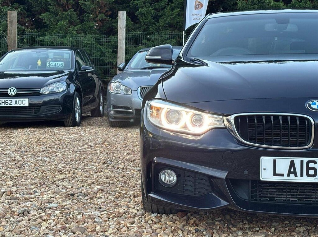 BMW 4 Series Gran Coupe 2.0 420D M Sport Euro 6 Ss 2016 LA16AUN Black #5