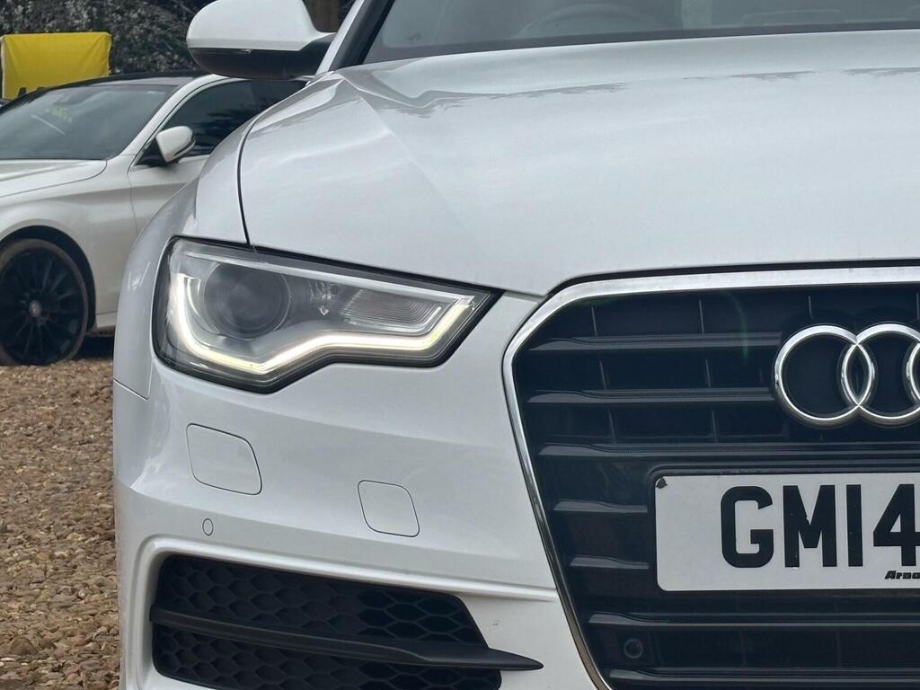 Audi A6 Saloon 2.0 Tdi Ultra S Line Euro 6 Ss 2014 White #6