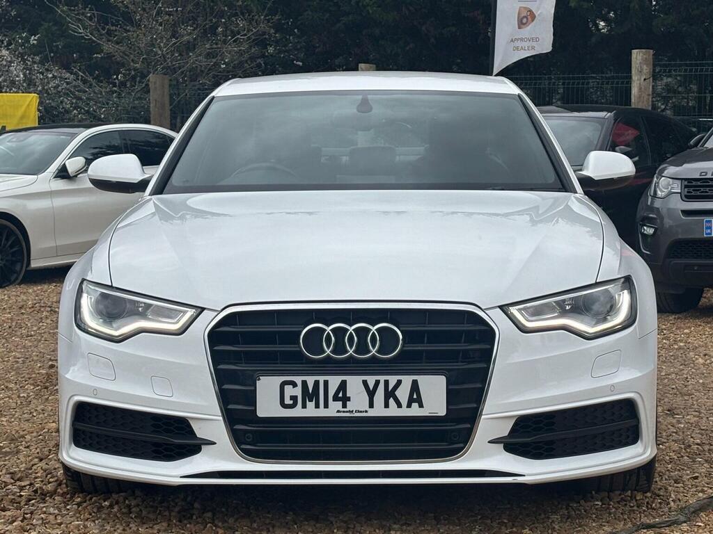 Audi A6 Saloon 2.0 Tdi Ultra S Line Euro 6 Ss 2014 White #4