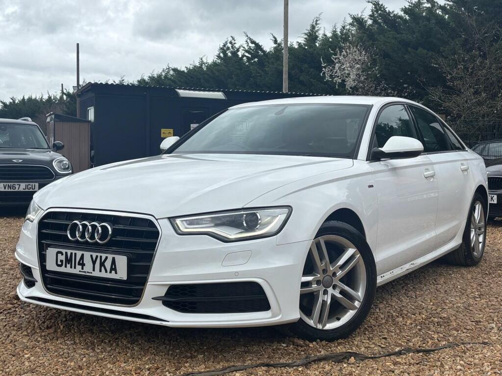 Audi A6 Saloon 2.0 Tdi Ultra S Line Euro 6 Ss 2014 White #3