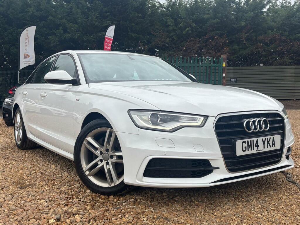 Audi A6 Saloon 2.0 Tdi Ultra S Line Euro 6 Ss 2014 White #2