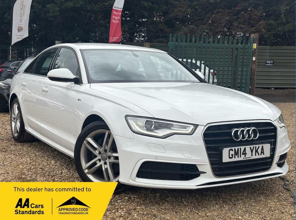 Audi A6 Saloon 2.0 Tdi Ultra S Line Euro 6 Ss 2014 White