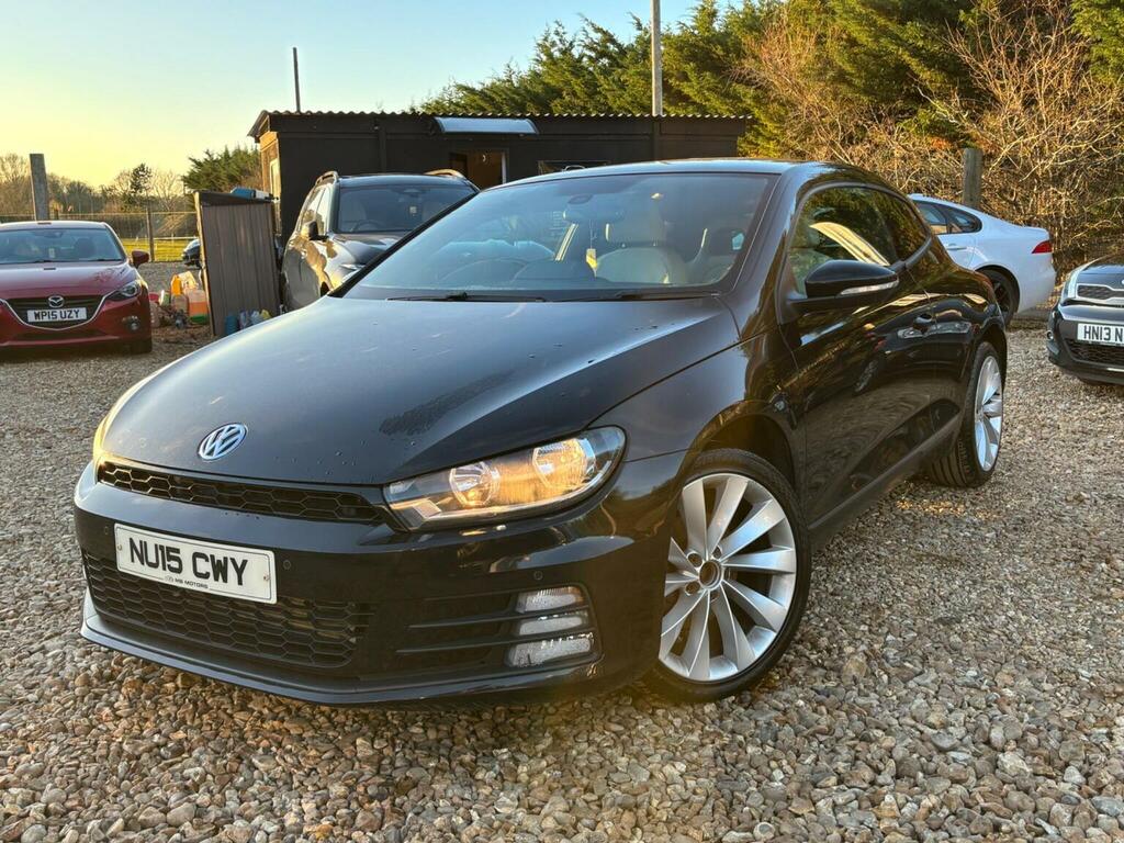 Volkswagen Scirocco 2.0 Tdi Bluemotion Tech Gt Euro 6 Ss 2015 NU15CWY Black #3