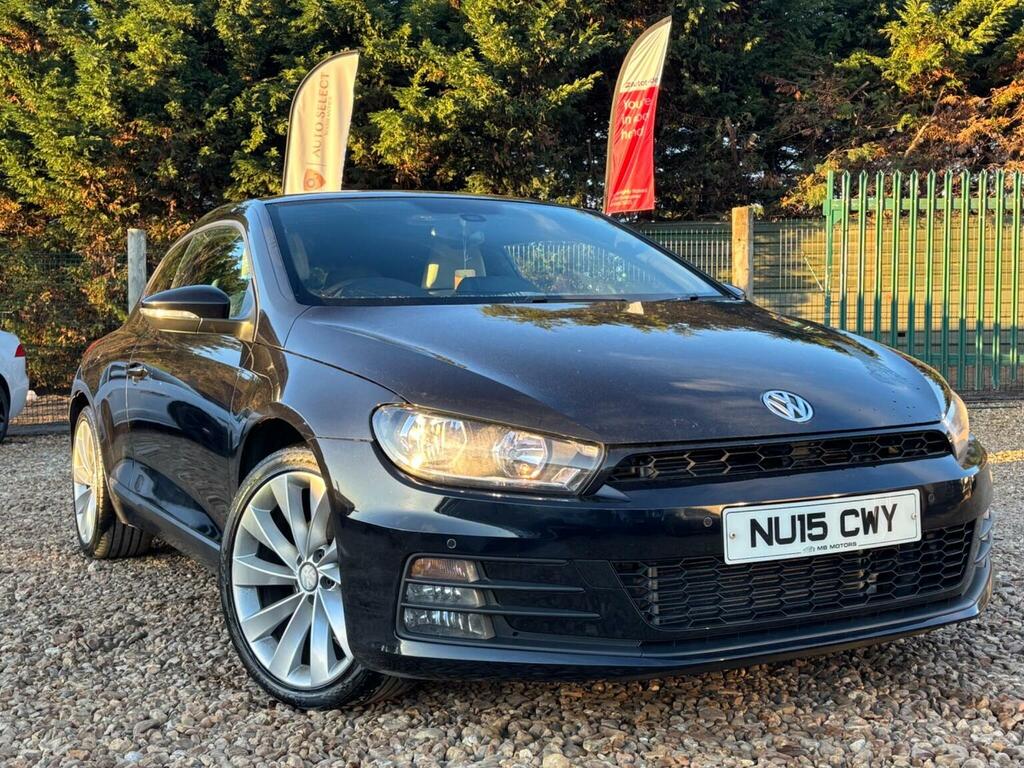Volkswagen Scirocco 2.0 Tdi Bluemotion Tech Gt Euro 6 Ss 2015 NU15CWY Black #2