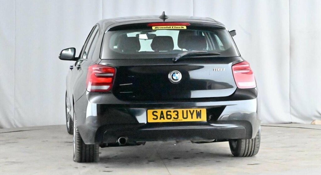 BMW 1 Series 1.6 116I Sport Euro 6 Ss 2013 SA63UYW Black #6