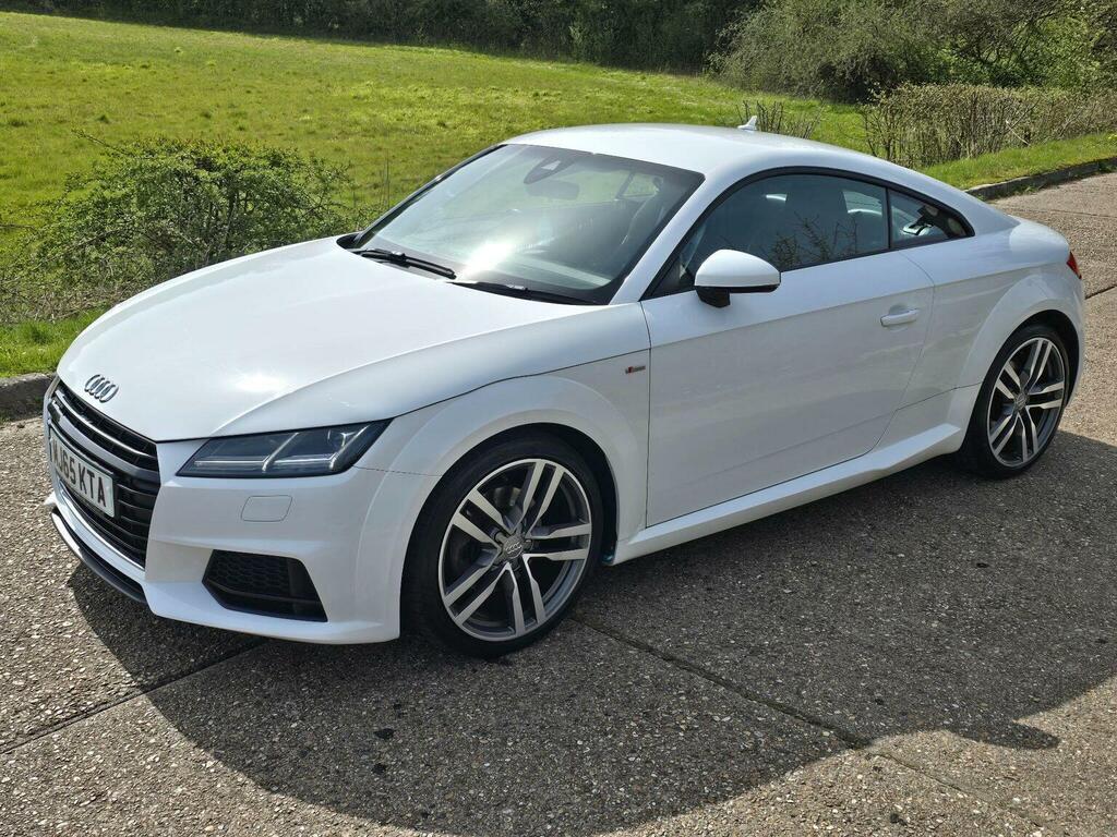 Audi TT Coupe 2.0 Tfsi S Line S Tronic Quattro Euro 6 Ss MJ65KTA White #6