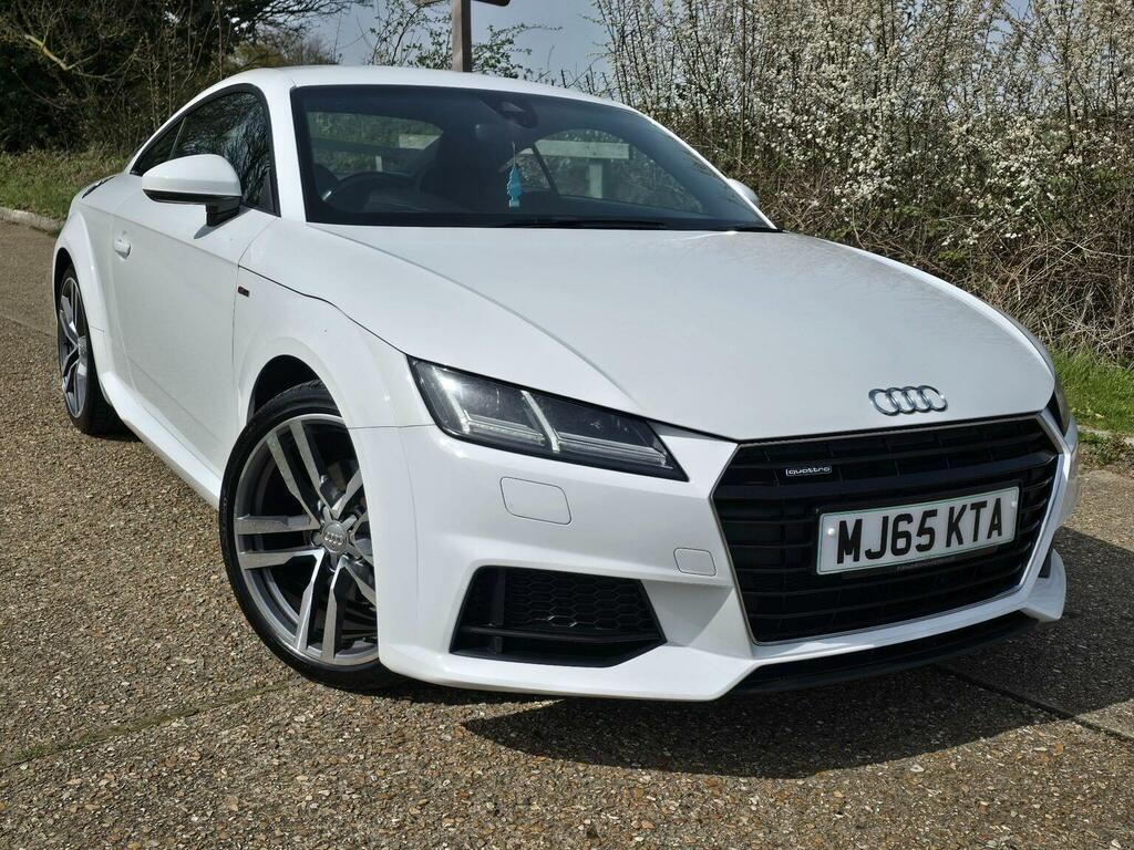 Audi TT Coupe 2.0 Tfsi S Line S Tronic Quattro Euro 6 Ss MJ65KTA White