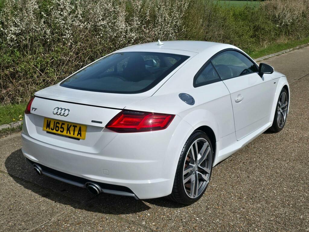 Audi TT Coupe 2.0 Tfsi S Line S Tronic Quattro Euro 6 Ss MJ65KTA White #3