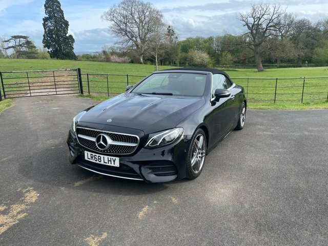 Mercedes-Benz E Class 2018 2.0 E220d Amg Line Premium Cabriolet Di Black