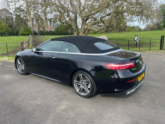 Mercedes-Benz E Class 2018 2.0 E220d Amg Line Premium Cabriolet Di LR68LHY Black #3