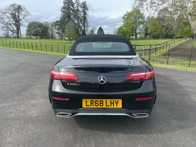 Mercedes-Benz E Class 2018 2.0 E220d Amg Line Premium Cabriolet Di LR68LHY Black #4