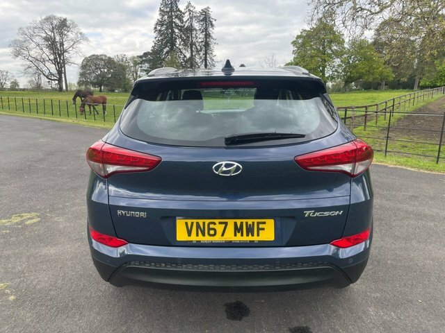 Hyundai Tucson 2017 1.6 Gdi Blue Drive Se Nav Suv Manu VN67MWF Blue #4