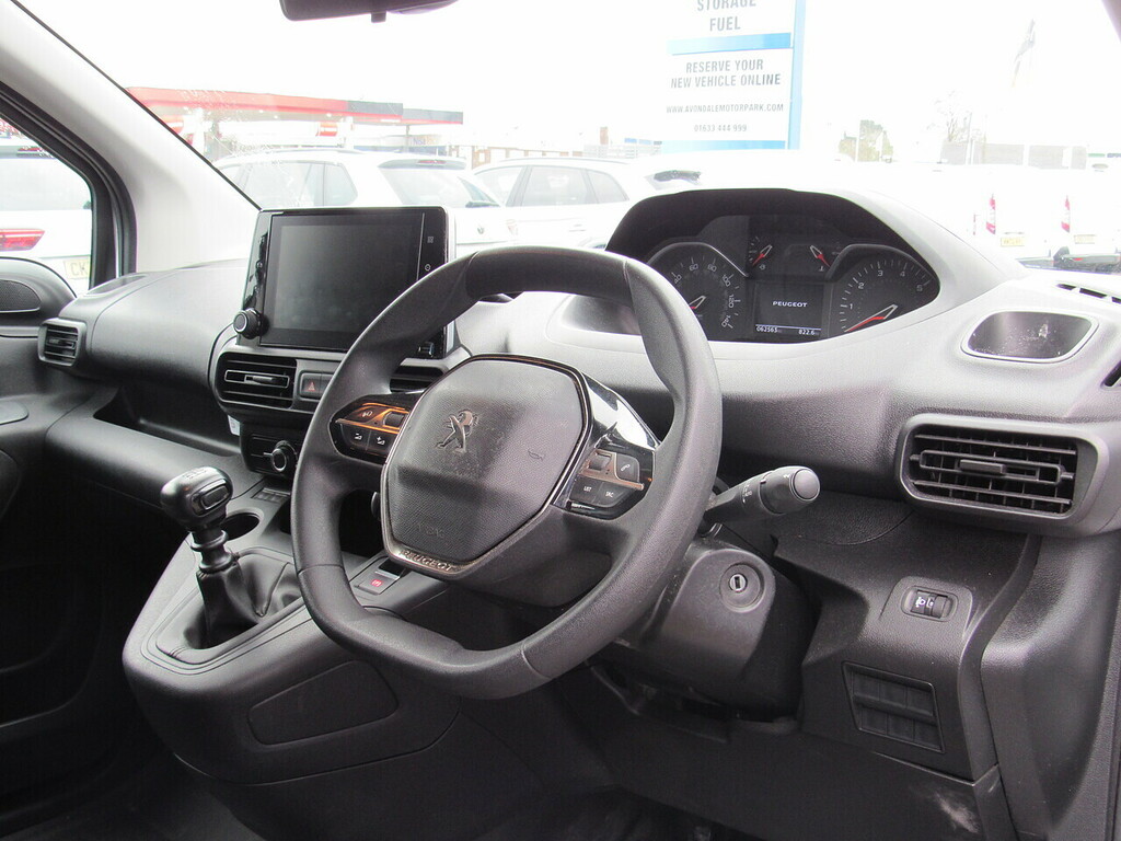 Peugeot Partner Partner 850 Lwb 5 Seats Professional Premium Crew MW71YCY White #5