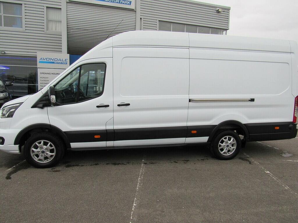 Ford Transit Custom 350 Ecoblue Limited Rwd L4 H3 Jumbo Xlwb 170 Bhp 2 CK72XKP White #2