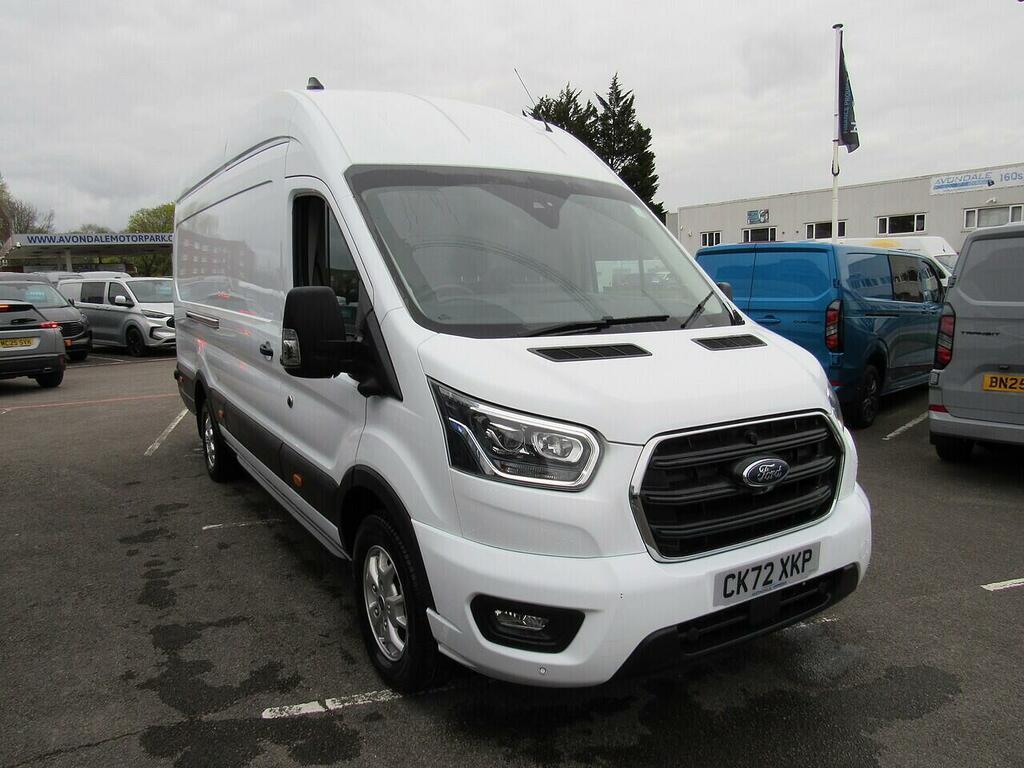 Ford Transit Custom 350 Ecoblue Limited Rwd L4 H3 Jumbo Xlwb 170 Bhp 2 CK72XKP White #4