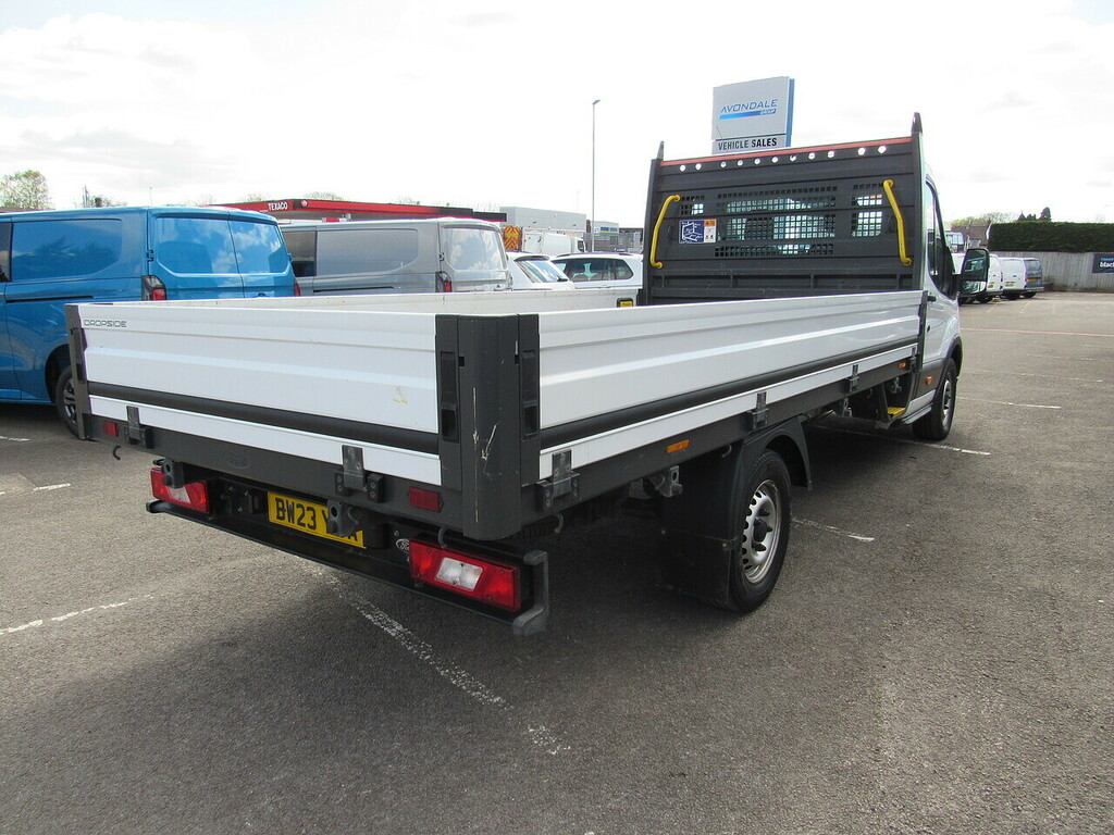 Ford Transit Custom 350 Ecoblue Leader L4 Xlwb Dropside Rwd 2.0 Ch BW23YCA White #6