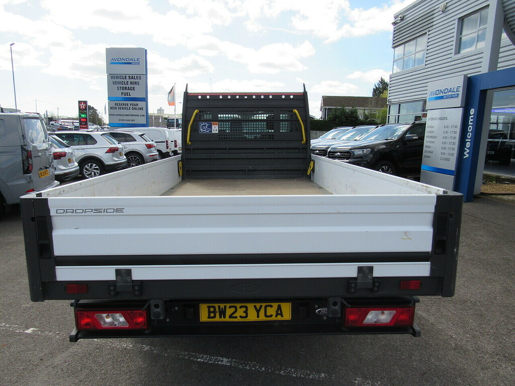 Ford Transit Custom 350 Ecoblue Leader L4 Xlwb Dropside Rwd 2.0 Ch BW23YCA White #5