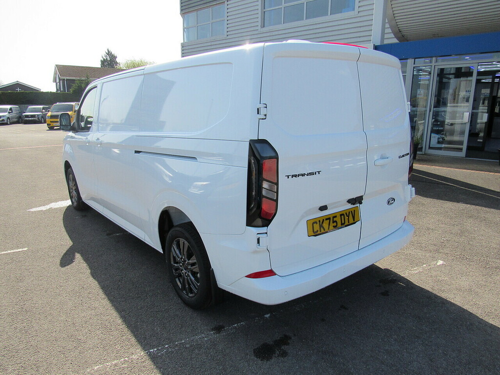 Ford Transit Custom 320 Ecoblue Limited L2 Lwb 170 Bhp Elect CK75DYV White #3