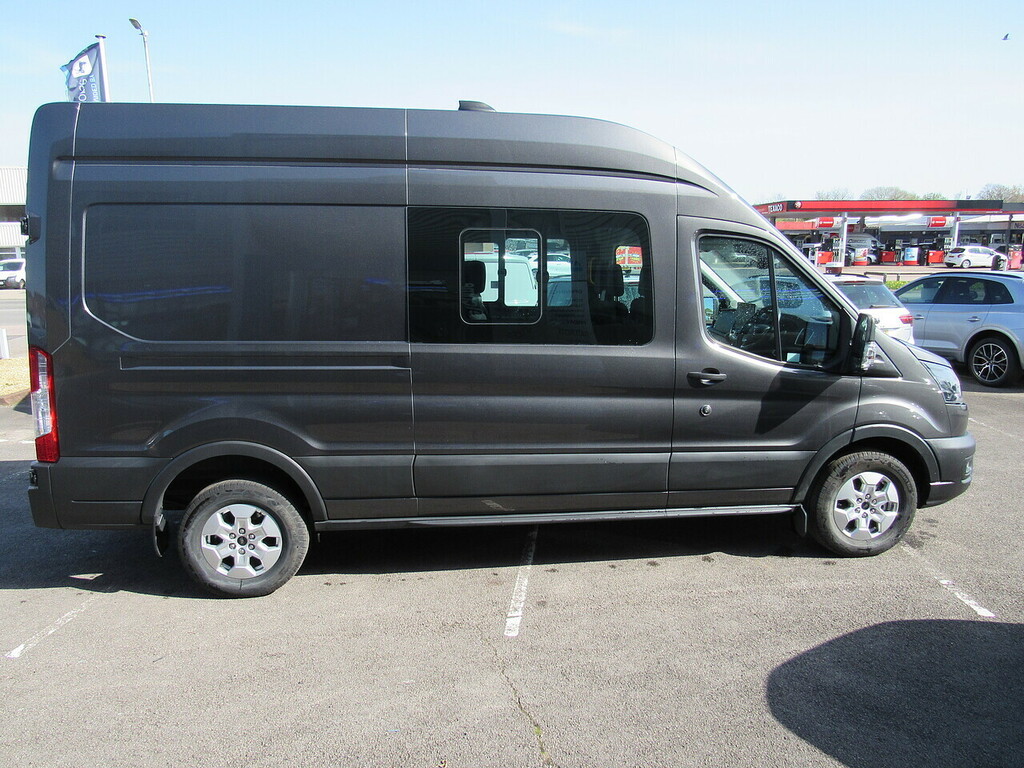 Ford Transit Custom 350 Ecoblue Trend 165 Bhp L3 H3 7 Seats Kombi Crew CE75YOM Grey #5