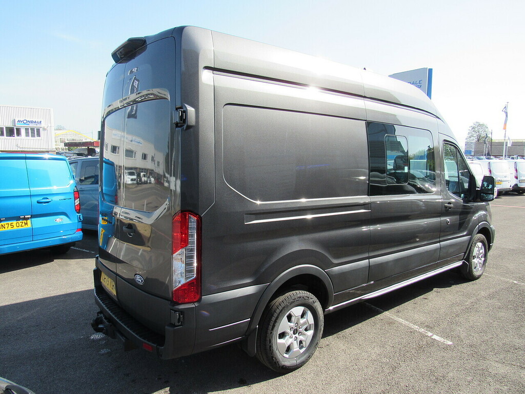 Ford Transit Custom 350 Ecoblue Trend 165 Bhp L3 H3 7 Seats Kombi Crew CE75YOM Grey #4