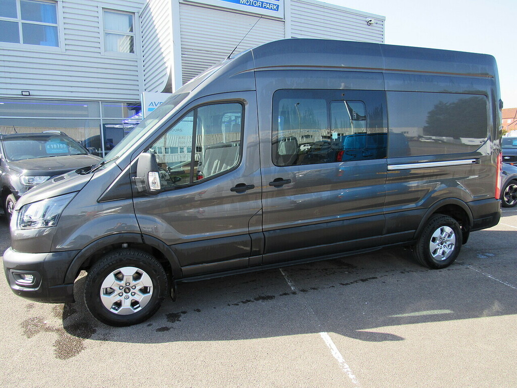 Ford Transit Custom 350 Ecoblue Trend 165 Bhp L3 H3 7 Seats Kombi Crew CE75YOM Grey #2