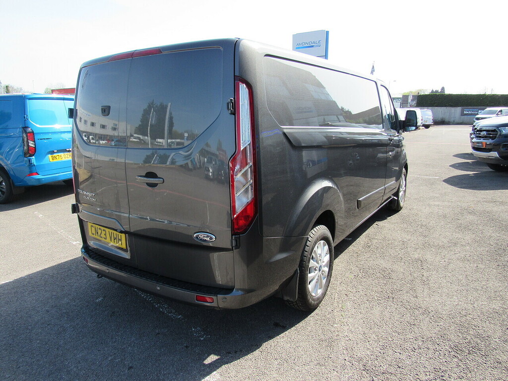 Ford Transit Custom 300 Ecoblue Limited L2 170 Bhp Grey Euro CN23VHH Grey #5