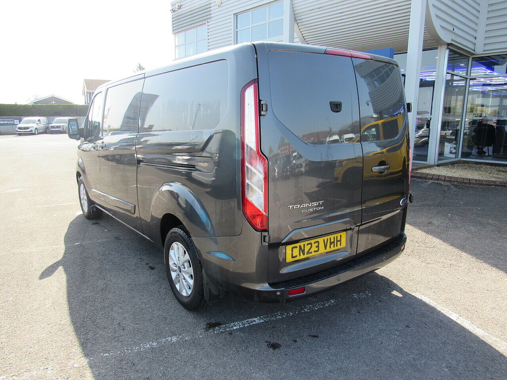 Ford Transit Custom 300 Ecoblue Limited L2 170 Bhp Grey Euro CN23VHH Grey #3