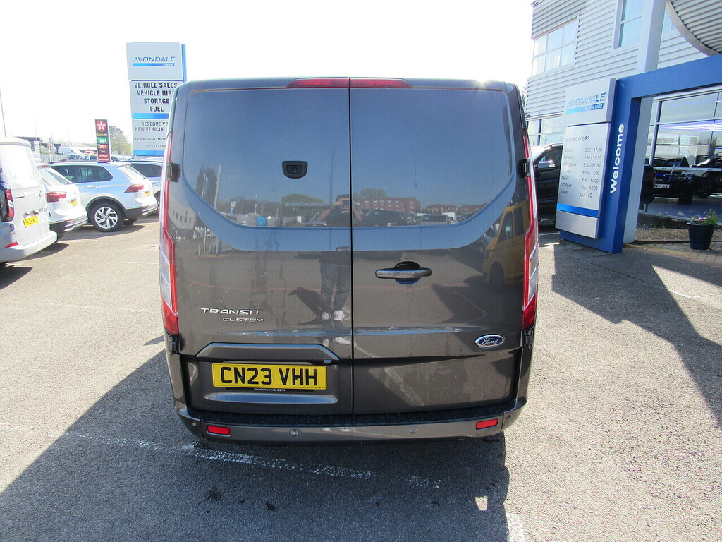 Ford Transit Custom 300 Ecoblue Limited L2 170 Bhp Grey Euro CN23VHH Grey #4