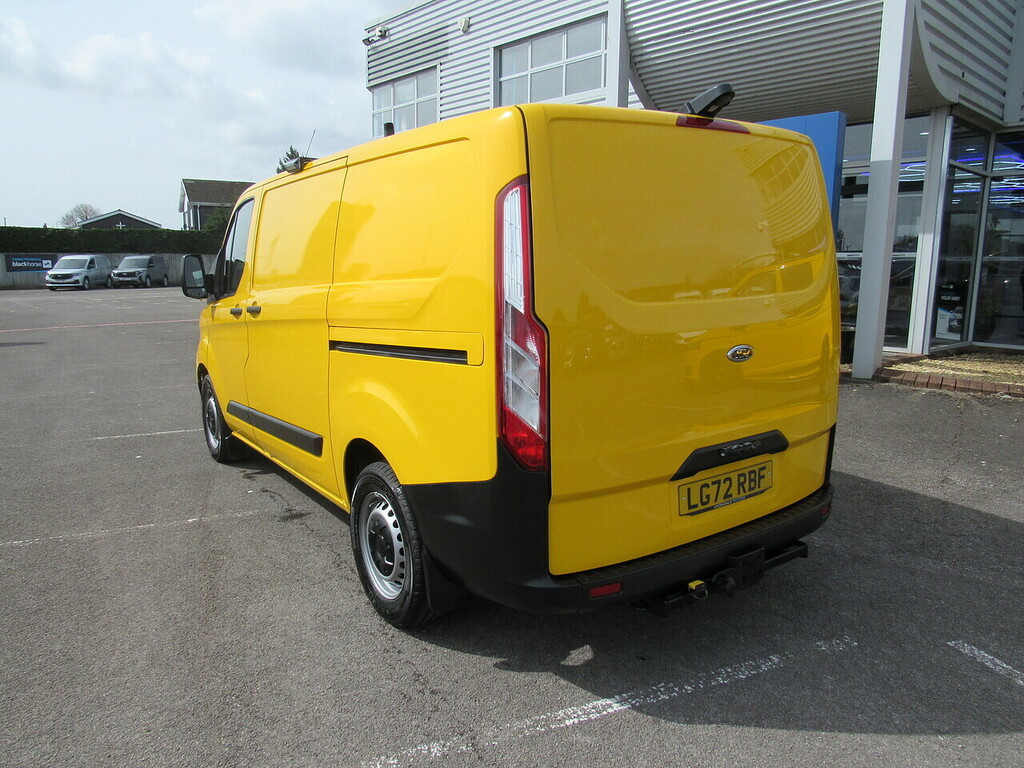 Ford Transit Custom 340 Ecoblue Leader 2.0 Panel Van LG72RBF Yellow #3