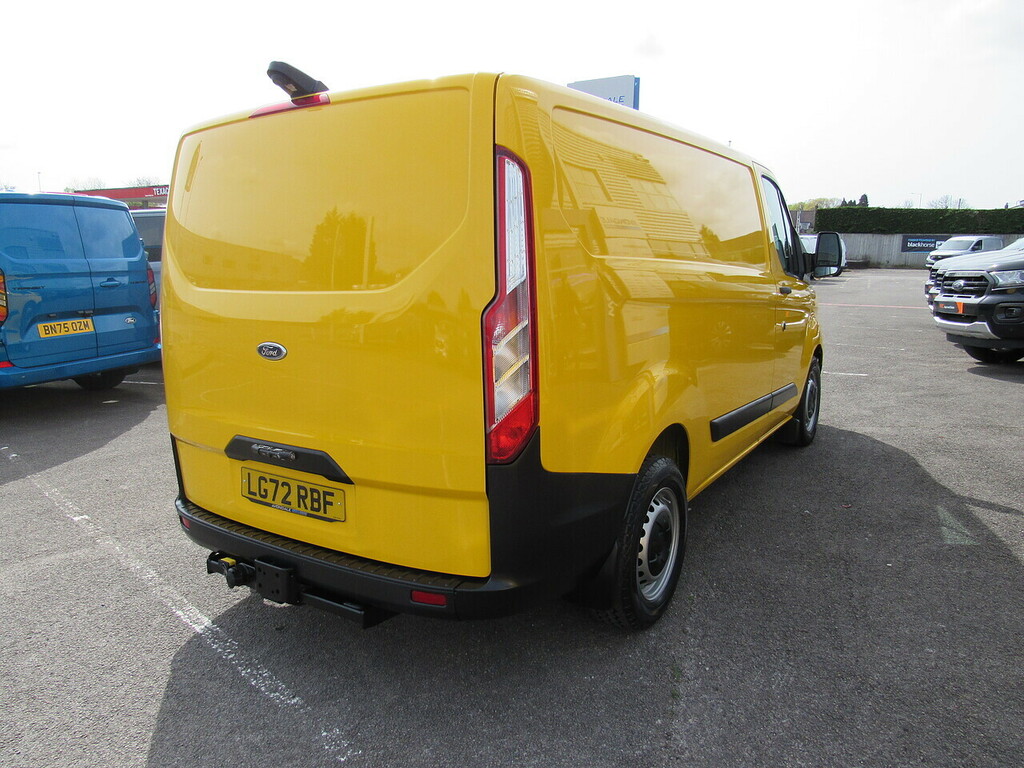 Ford Transit Custom 340 Ecoblue Leader 2.0 Panel Van LG72RBF Yellow #5