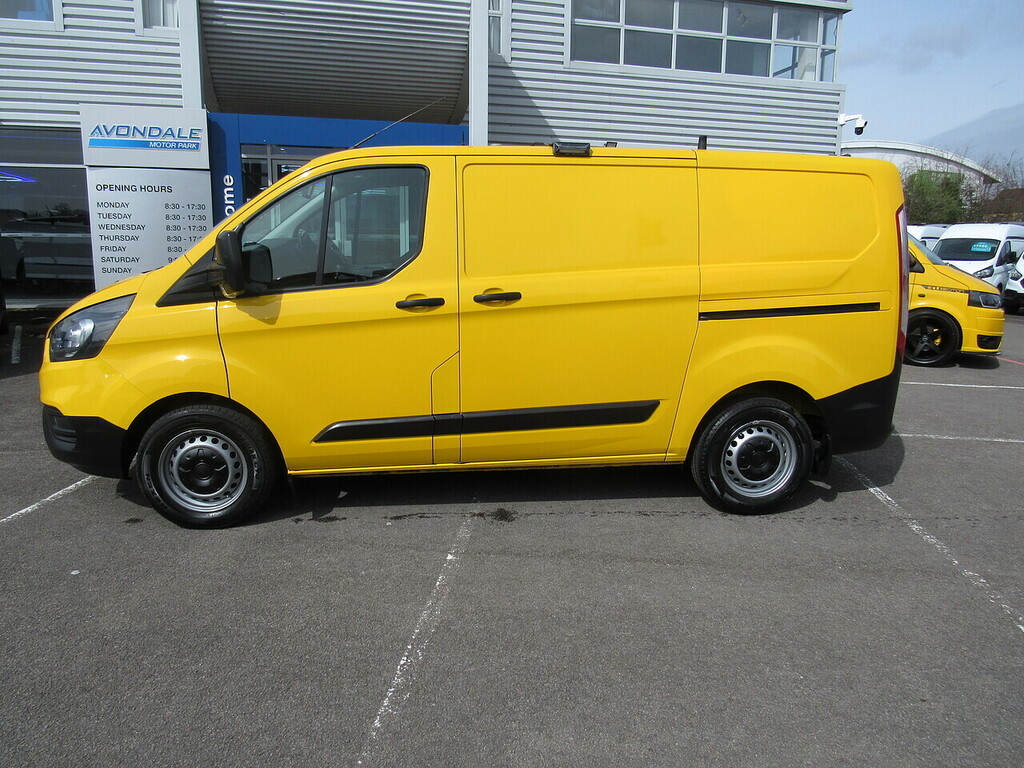 Ford Transit Custom 340 Ecoblue Leader 2.0 Panel Van LG72RBF Yellow #2
