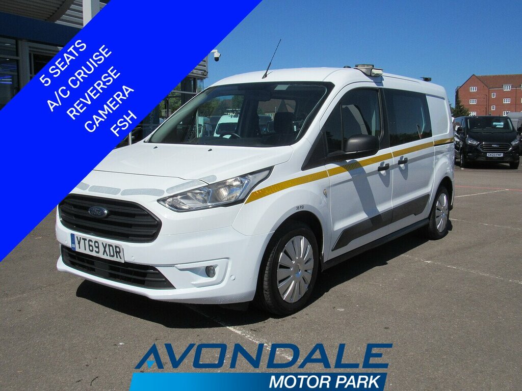 Ford Transit Connect 1.5 230 Ecoblue Trend Crew Van Double Cab 6Dr Dies White