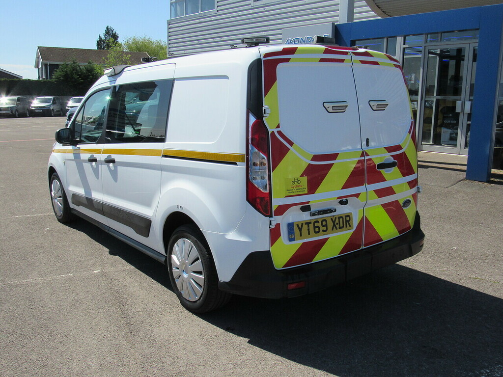 Ford Transit Connect 1.5 230 Ecoblue Trend Crew Van Double Cab 6Dr Dies YT69XDR White #3