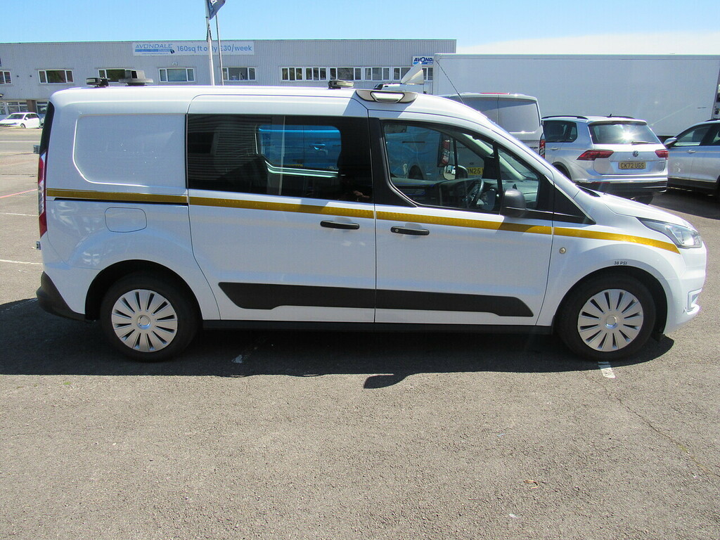 Ford Transit Connect 1.5 230 Ecoblue Trend Crew Van Double Cab 6Dr Dies YT69XDR White #5
