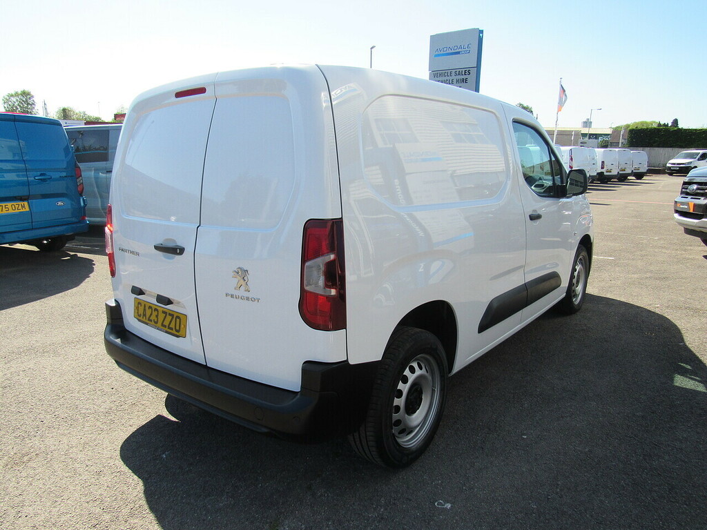 Peugeot Partner Bluehdi 1000 Professional Premium 1 Owner Euro 6 CA23ZZO White #6