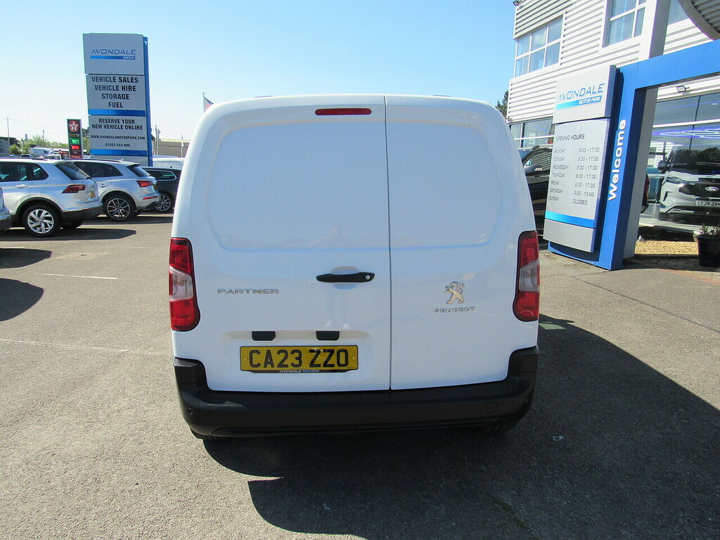 Peugeot Partner Bluehdi 1000 Professional Premium 1 Owner Euro 6 CA23ZZO White #5
