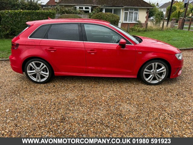 Audi A3 1.4 Tfsi S Line Sportback Euro 5 FG14VWC Red #2