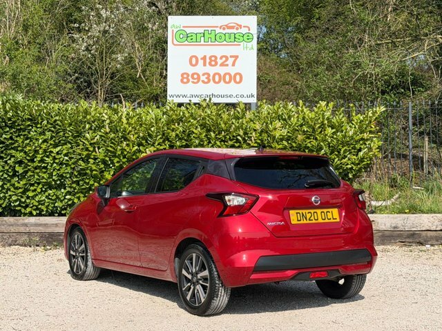 Nissan Micra 1.0 Ig-t Tekna Hatchback DN20OCL Red #3
