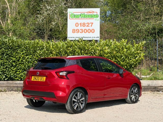 Nissan Micra 1.0 Ig-t Tekna Hatchback DN20OCL Red #2