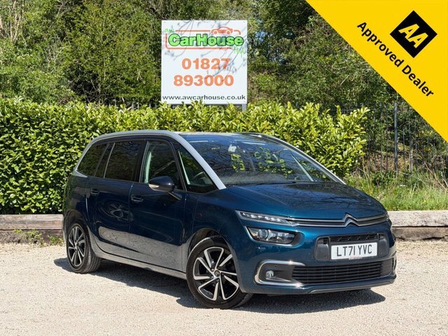 Citroen Grand C4 SpaceTourer 1.2 Puretech Shine Mpv Blue