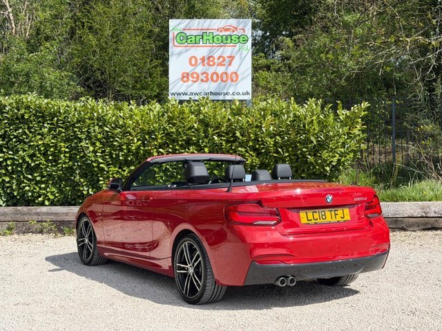 BMW 2 Series 2.0 220D M Sport LC18TFJ Red #3