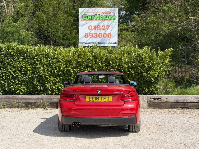 BMW 2 Series 2.0 220D M Sport LC18TFJ Red #6