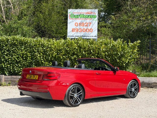 BMW 2 Series 2.0 220D M Sport LC18TFJ Red #2