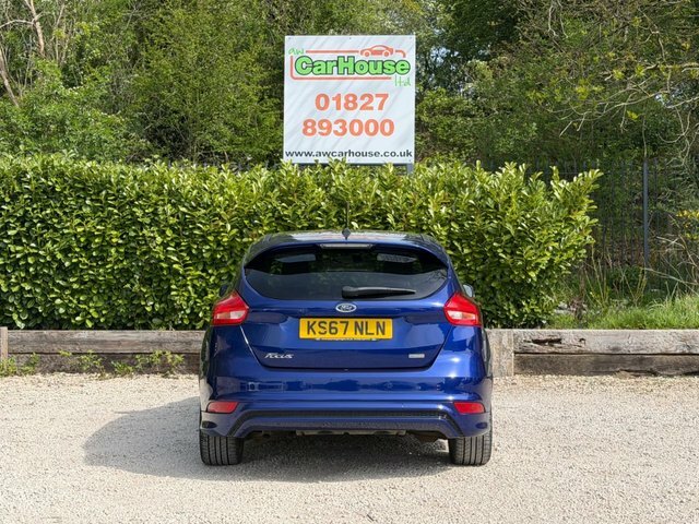 Ford Focus 1.0T Ecoboost St-line Hatchback KS67NLN Blue #6